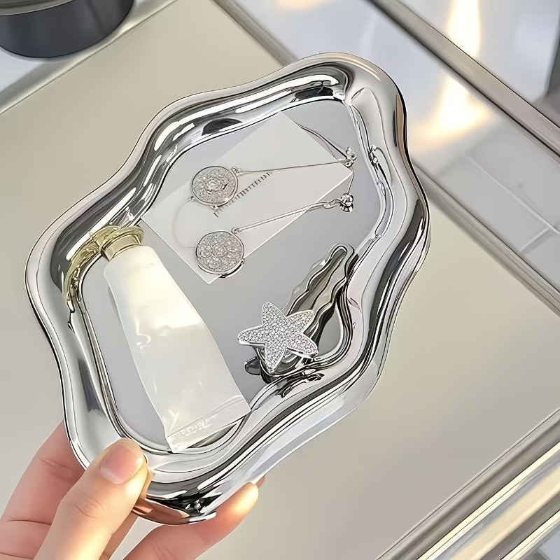Body Jewelry Organizer - Jewelry Tray, Elegant Cloud Hexagon Design,