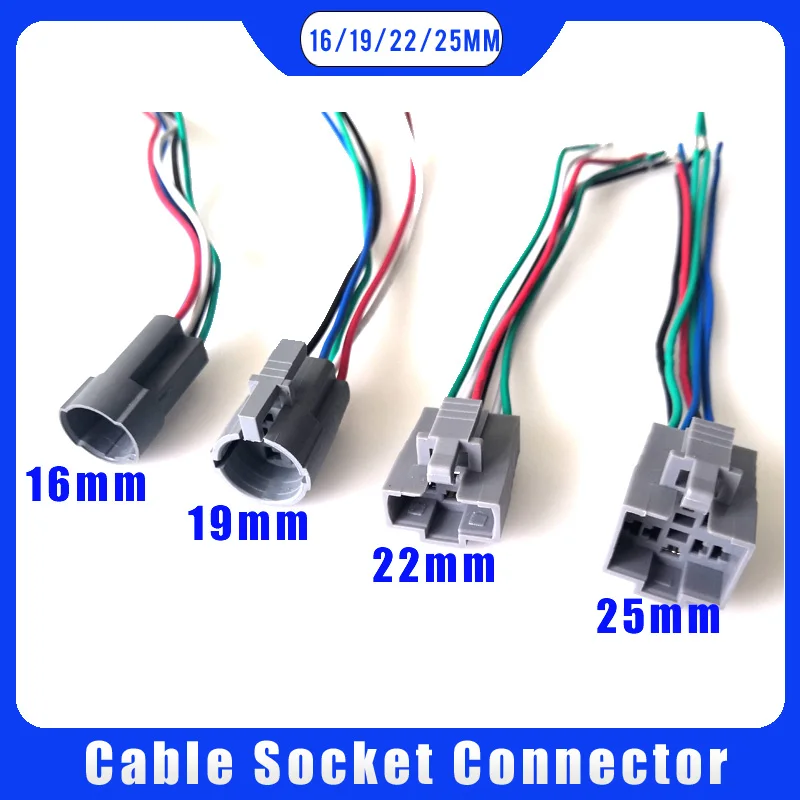 Threadless Push Pin - 16mm 19mm 22mm 25mm cable socket