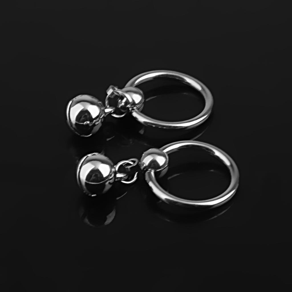 Body Jewelry Nipple Rings - Silver Stainless Steel Nipple Rings Novelty