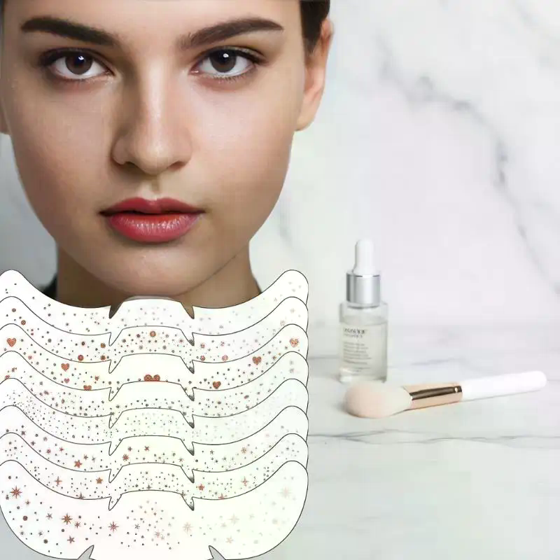 Body Jewelry Stickers - Hot Rose Gold Freckles Temporary Tattoo