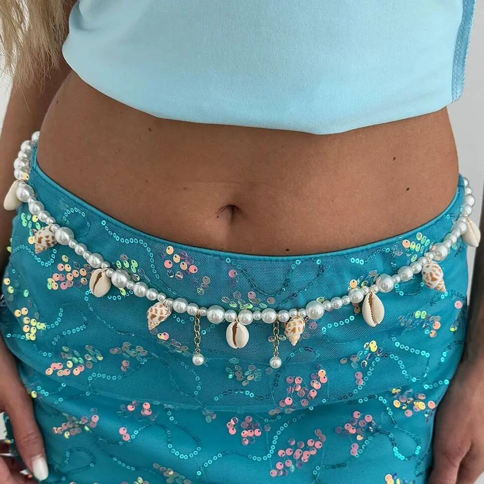 Body Jewelry Trend - Ingemark Bohemia Starfish Scallop Pendant Waist
