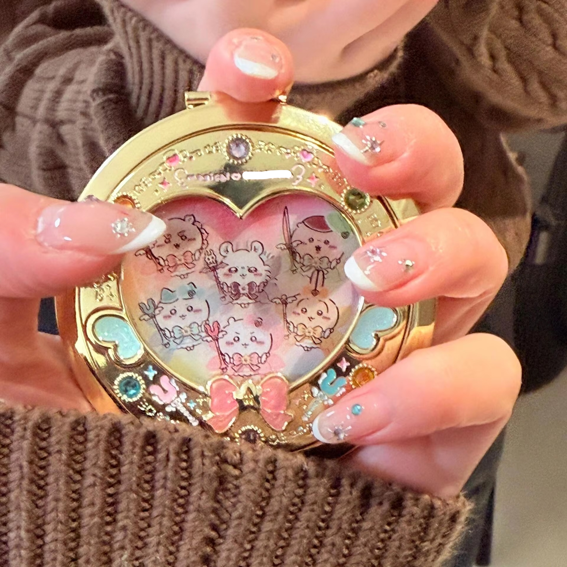 Body Jewelry Organizer - jiyi Magic Girl Mirror Heart Shaped