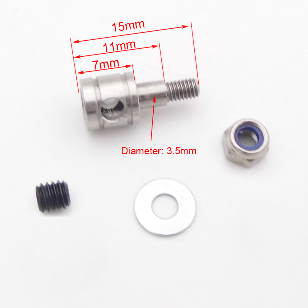 2PCS 3mm Metal Linkage End Tie - đánh giá và giá Threadless Push Pin
