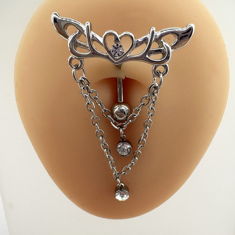 Love Wings Chain Pendant Navel - đánh giá và giá Body Jewelry Trend