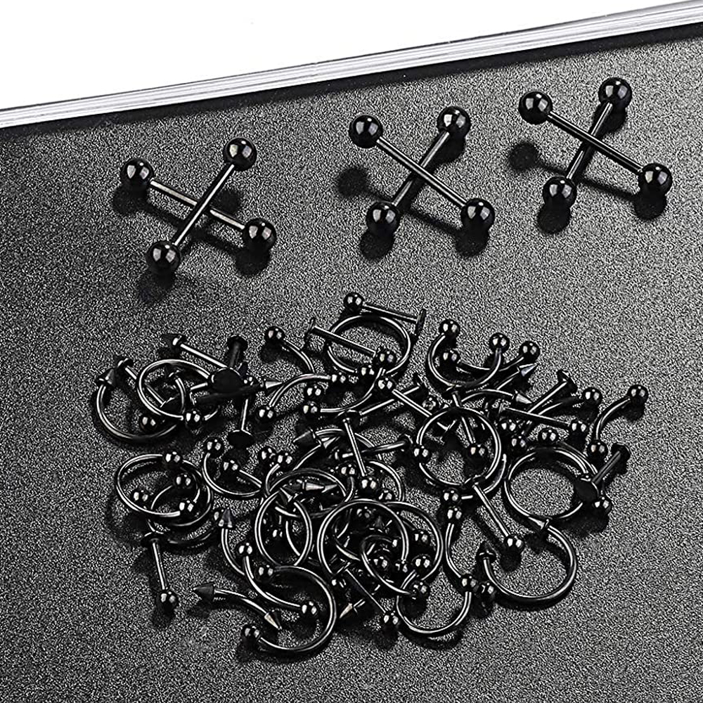 6 PCS Professional Piercing Ki - đánh giá và giá Body Jewelry Nipple Rings