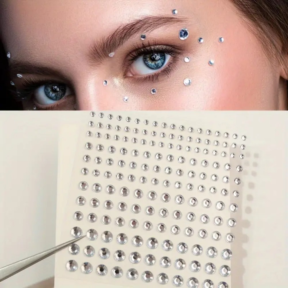 165pcs Self-Adhesive Rhineston - đánh giá và giá Body Jewelry Stickers