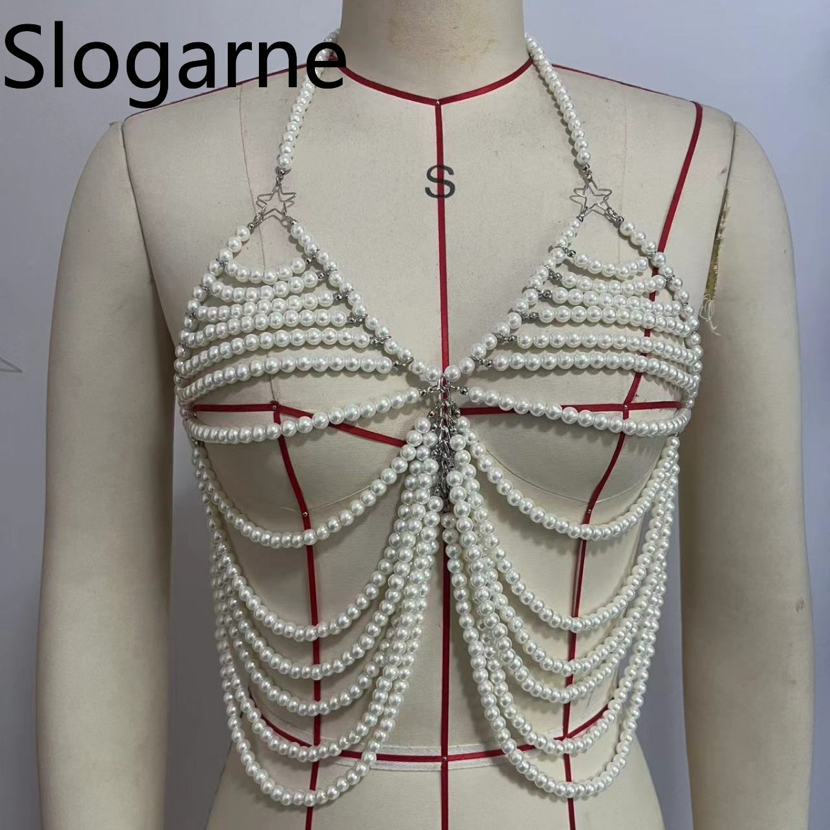 Women Sexy Pearl Body Chain Je - đánh giá và giá Body Jewelry Europe