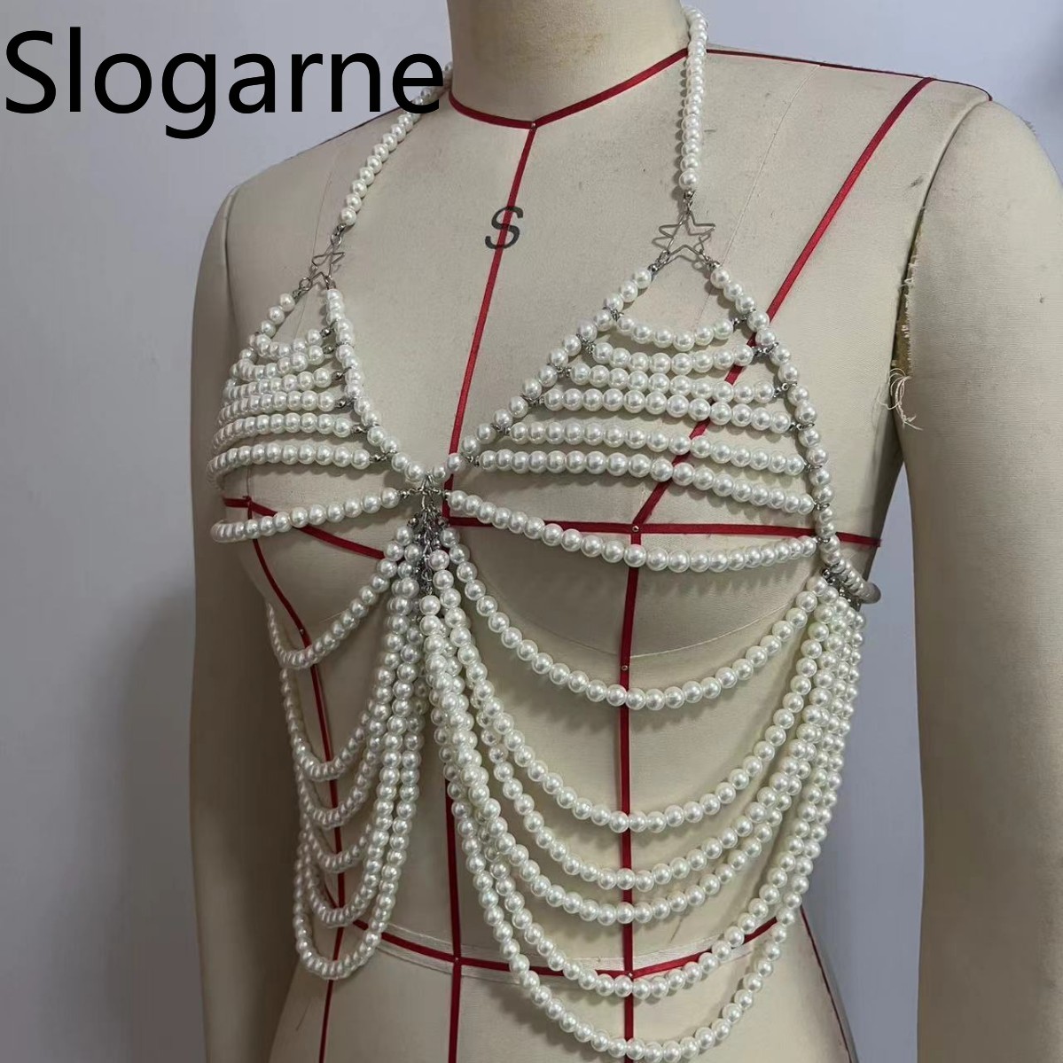 Women Sexy Pearl Body Chain Je - đánh giá và giá Body Jewelry Europe