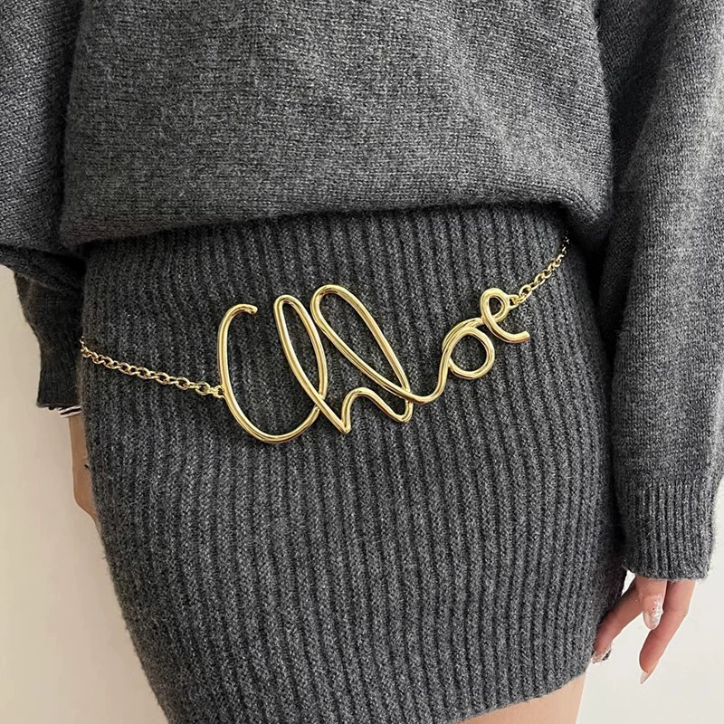 2025 New Retro Gold Letter Wai - đánh giá và giá Body Chain Jewelry