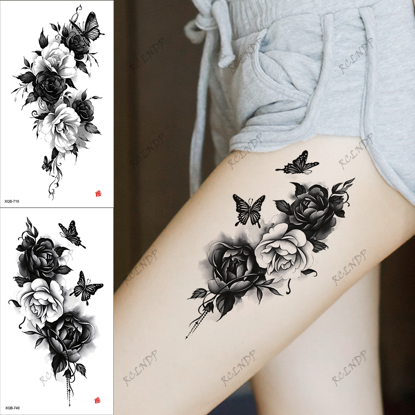 2pcs Waterproof Temporary Tatt - đánh giá và giá Body Jewelry Tattoo