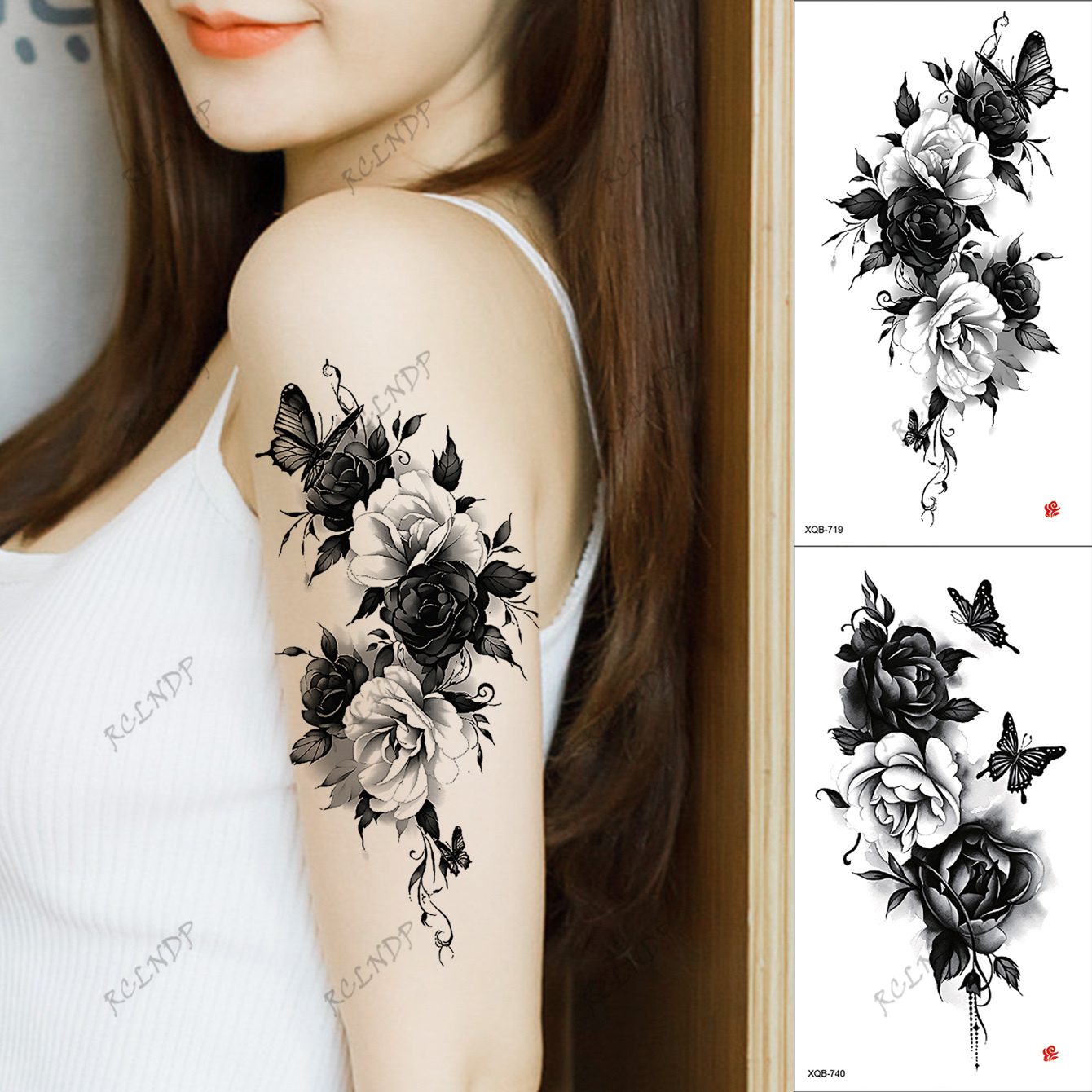 2pcs Waterproof Temporary Tatt - đánh giá và giá Body Jewelry Tattoo