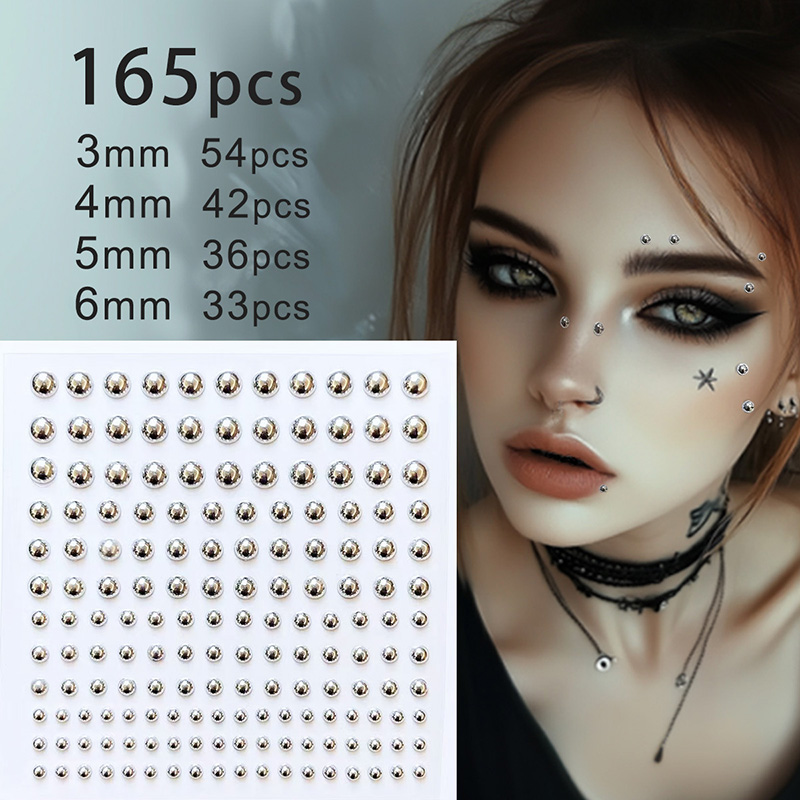 3D Face Eyes Party Makeup Tatt - đánh giá và giá Body Jewelry Stickers