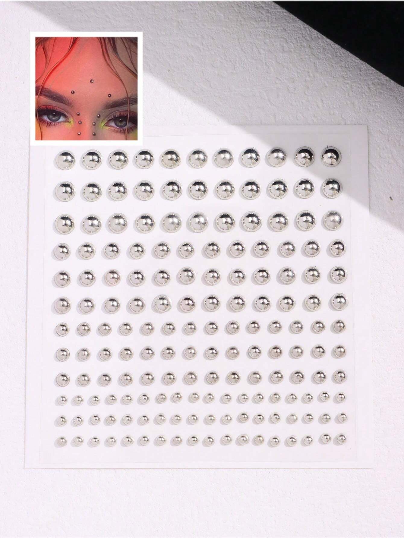 165pcs/Set 3-6mm Silver Plated - đánh giá và giá Body Jewelry Stickers
