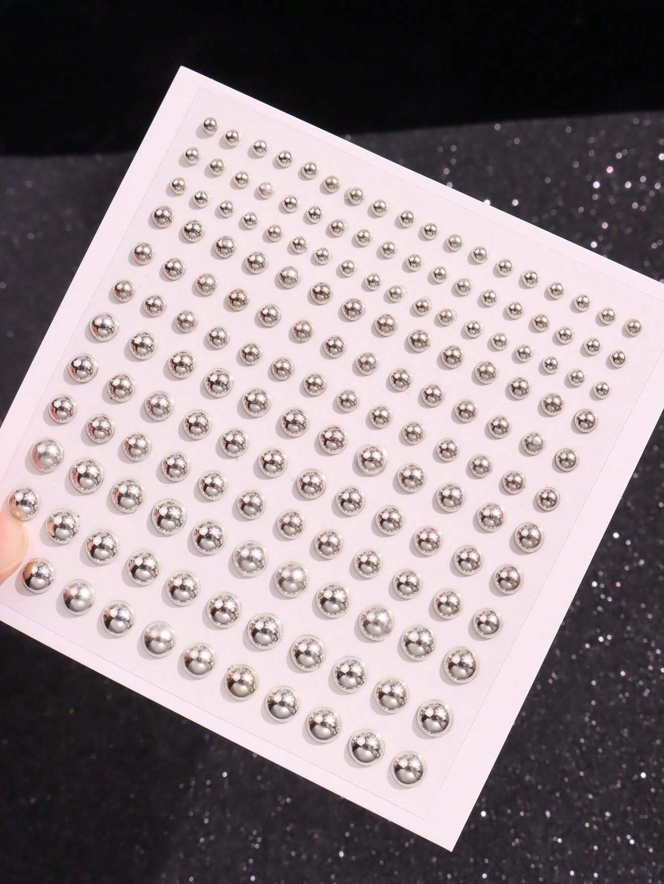 165pcs/Set 3-6mm Silver Plated - đánh giá và giá Body Jewelry Stickers