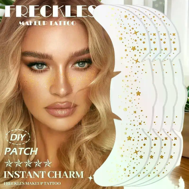 Hot Rose Gold Freckles Tempora - đánh giá và giá Body Jewelry Stickers