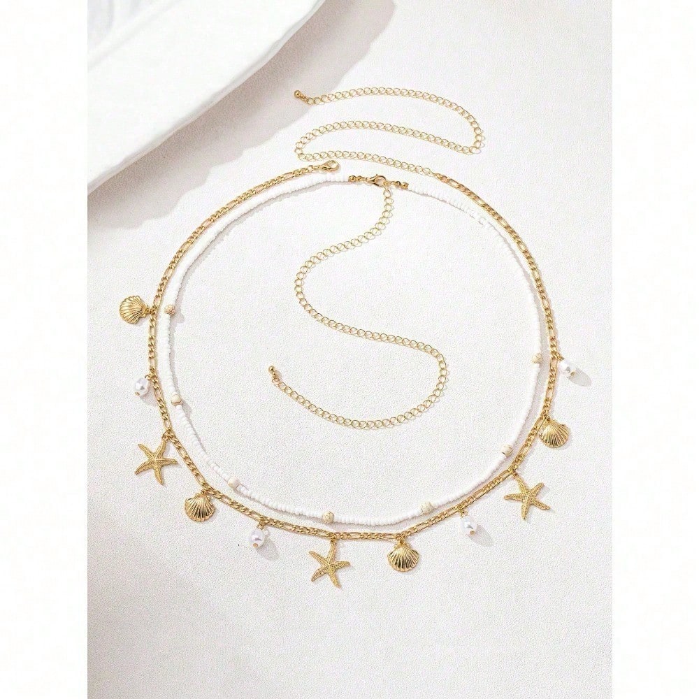 2pcs Bohemian Style Ocean Seri - đánh giá và giá Body Chain Jewelry
