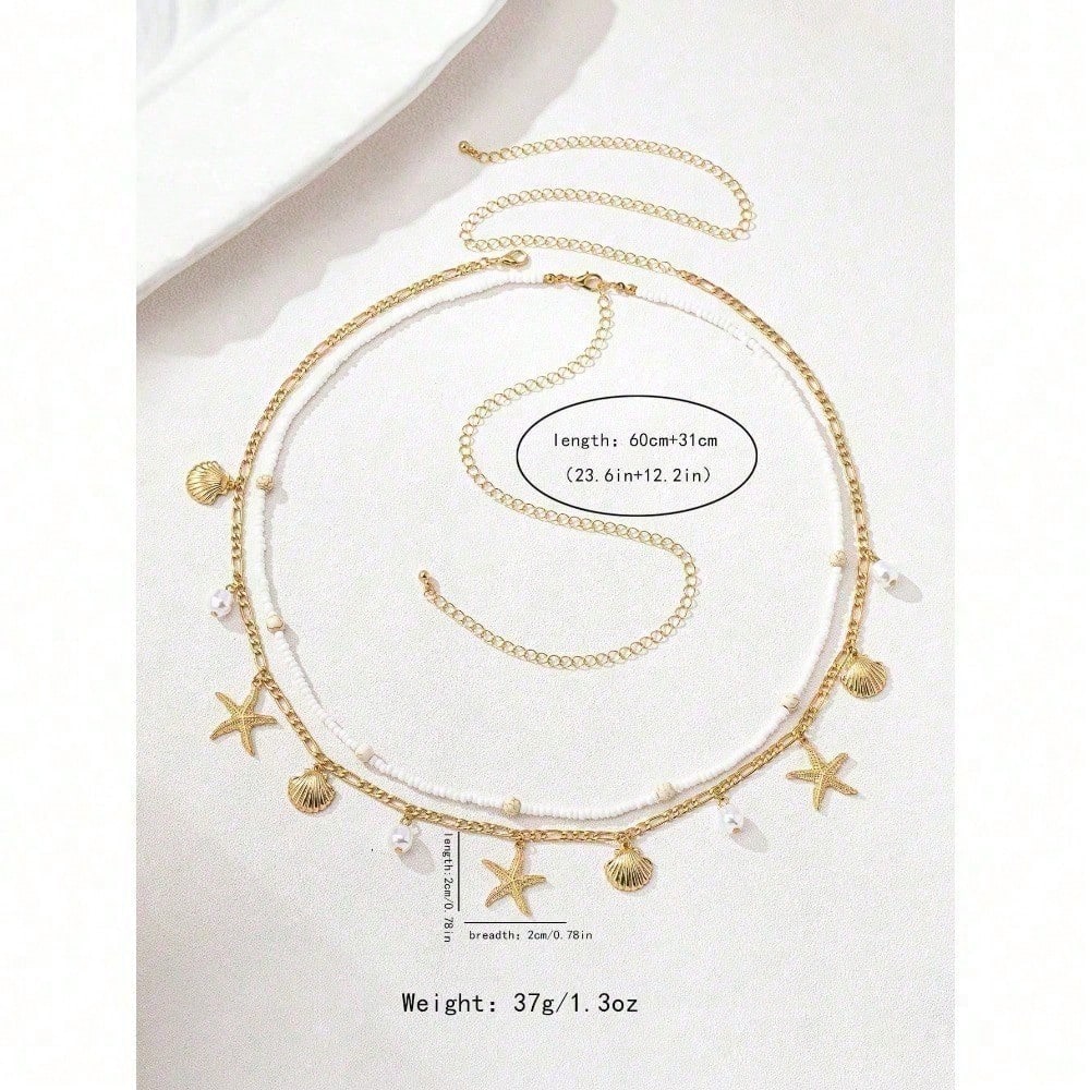 2pcs Bohemian Style Ocean Seri - đánh giá và giá Body Chain Jewelry