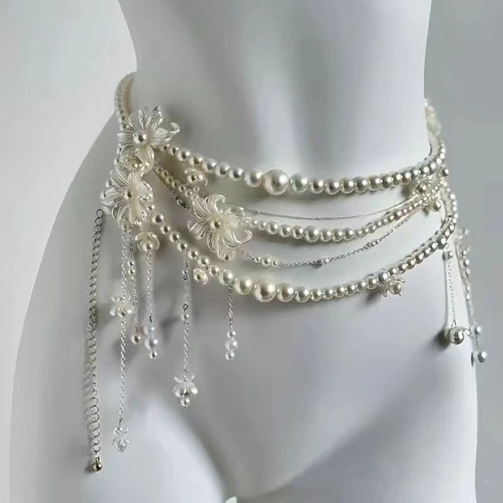 Fashion Women's Pearl Waist Ch - đánh giá và giá Body Chain Jewelry