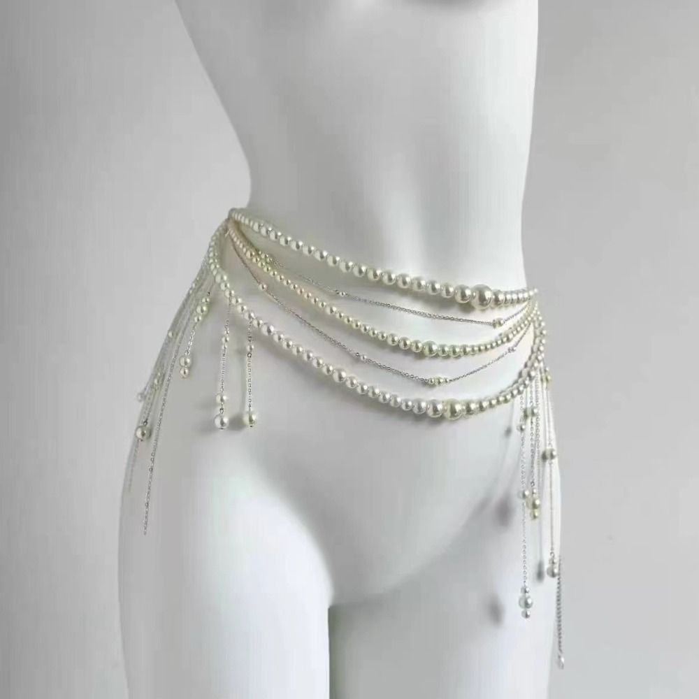 Fashion Women's Pearl Waist Ch - đánh giá và giá Body Chain Jewelry