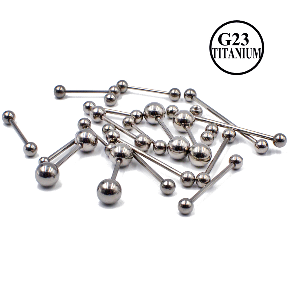 G23 Solid Titanium Barbell Rin - đánh giá và giá Body Jewelry Nipple Rings