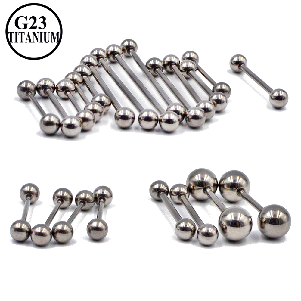 G23 Solid Titanium Barbell Rin - đánh giá và giá Body Jewelry Nipple Rings