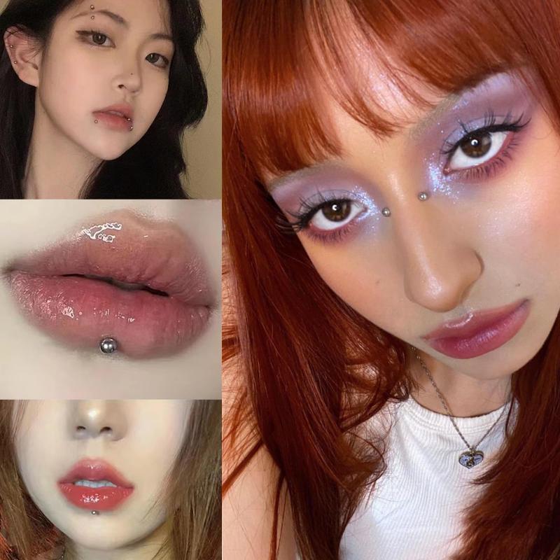 321pcs Non Piercing Lip Studs  - đánh giá và giá Body Jewelry Stickers