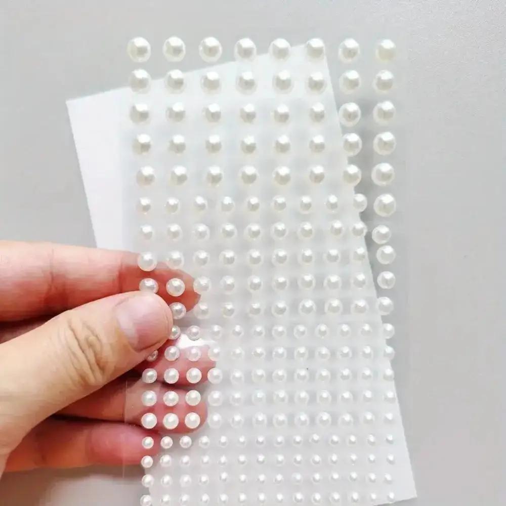 White ABS plastic pearl sticke - đánh giá và giá Body Jewelry Stickers