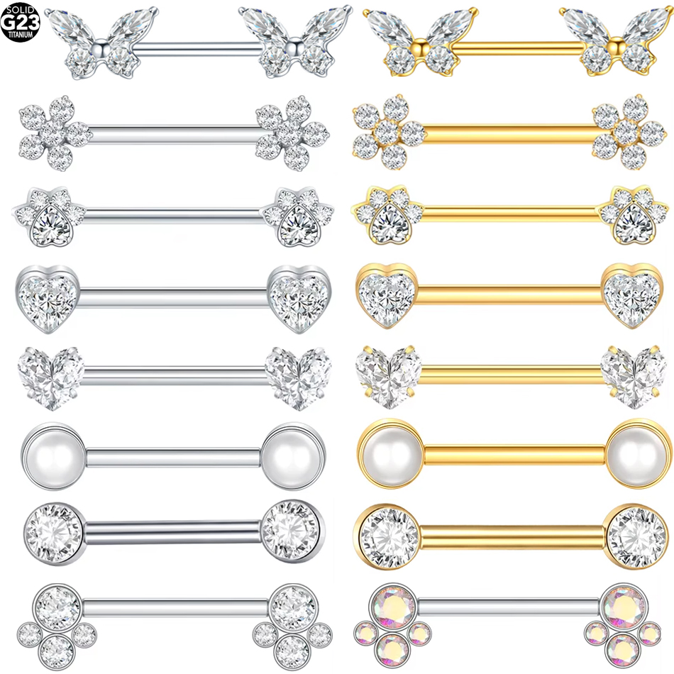 1Pc G23 Titanium Nipple Ring S - đánh giá và giá Body Jewelry Nipple Rings