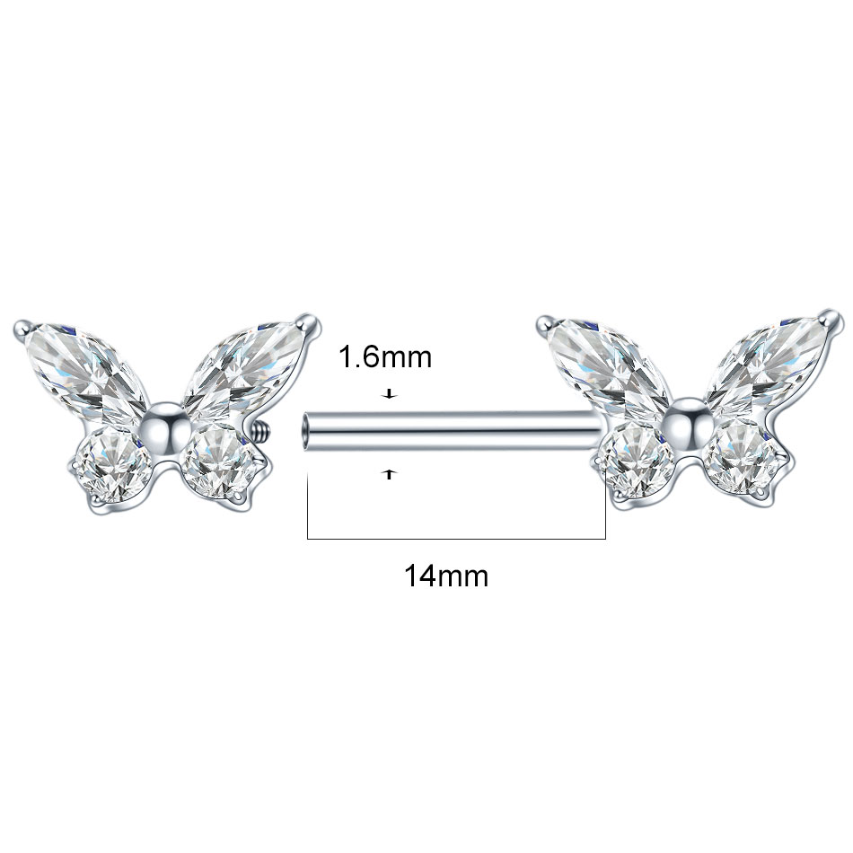 1Pc G23 Titanium Nipple Ring S - đánh giá và giá Body Jewelry Nipple Rings