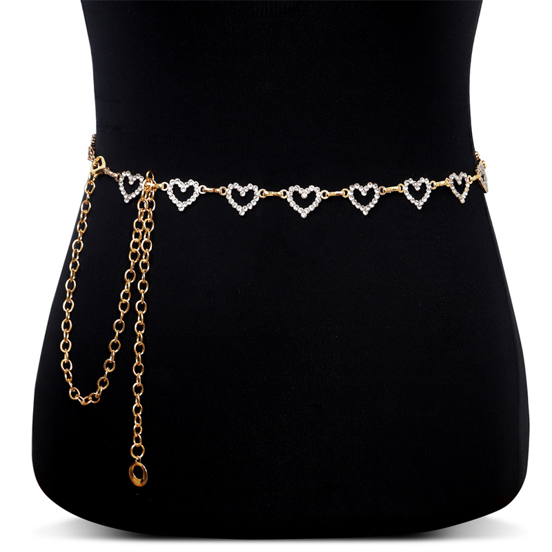 Fashion Rhinestone Heart Waist - đánh giá và giá Body Chain Jewelry