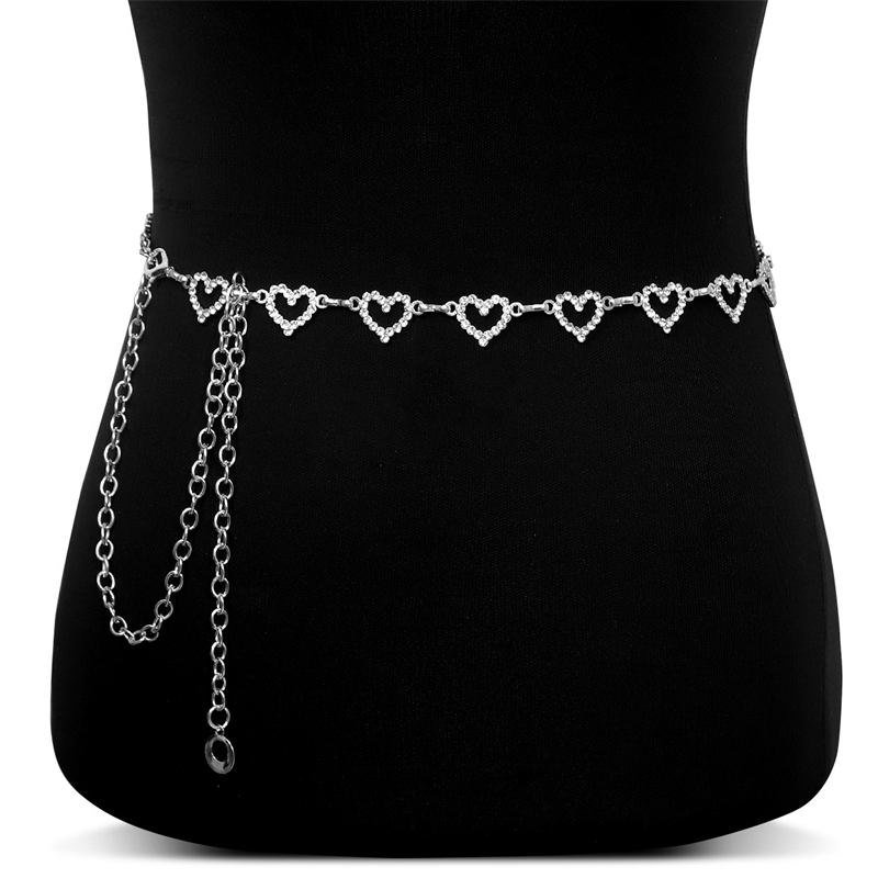Fashion Rhinestone Heart Waist - đánh giá và giá Body Chain Jewelry