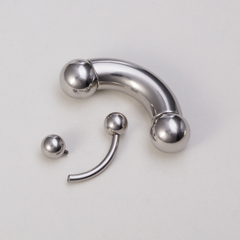 1pc Big Size Surgical Steel Ey - đánh giá và giá Body Jewelry Nipple Rings
