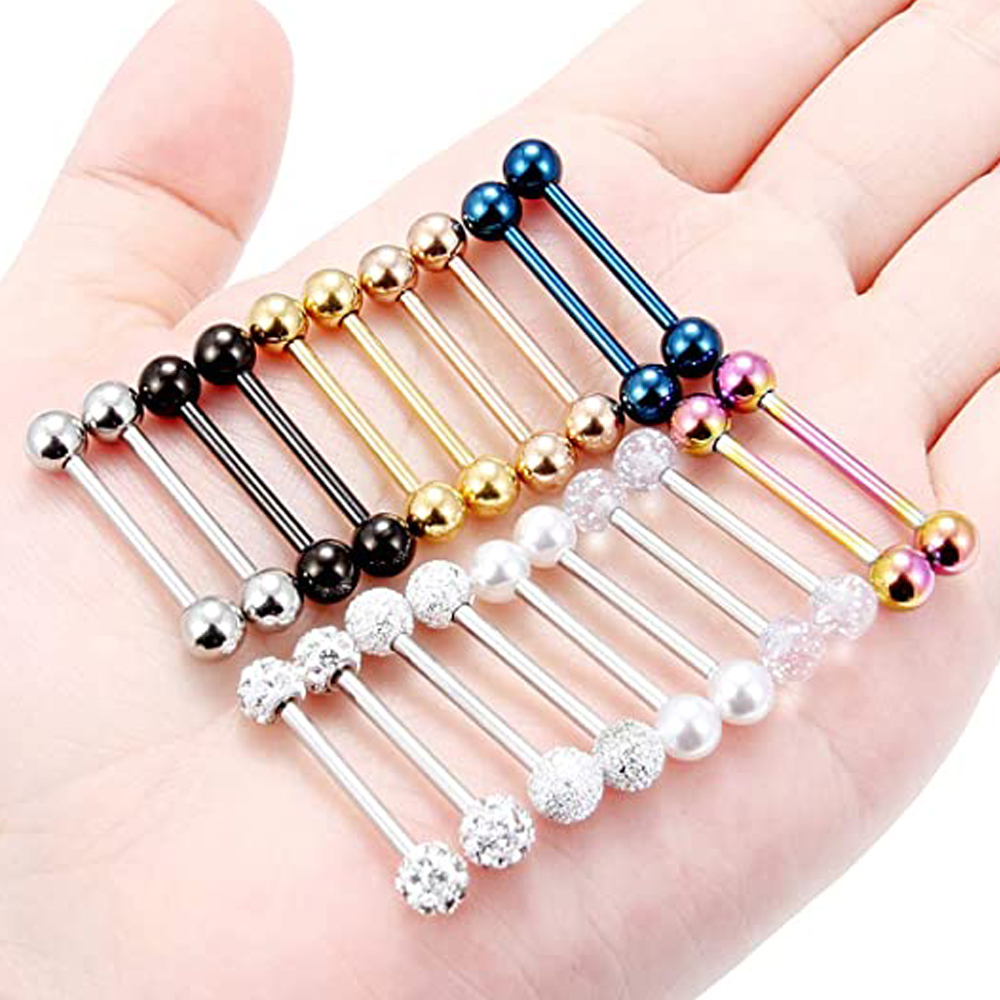14G Tongue Rings Nipple Rings  - đánh giá và giá Body Jewelry Nipple Rings