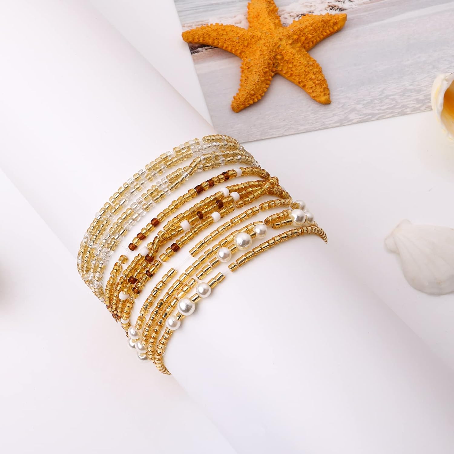 Waist Beads for Women Belly Be - đánh giá và giá Body Jewelry Helix