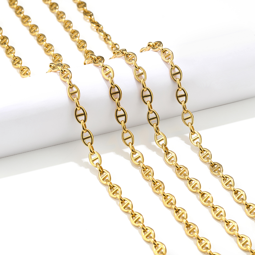 1 Meter Stainless Steel Coffee - đánh giá và giá Body Chain Jewelry