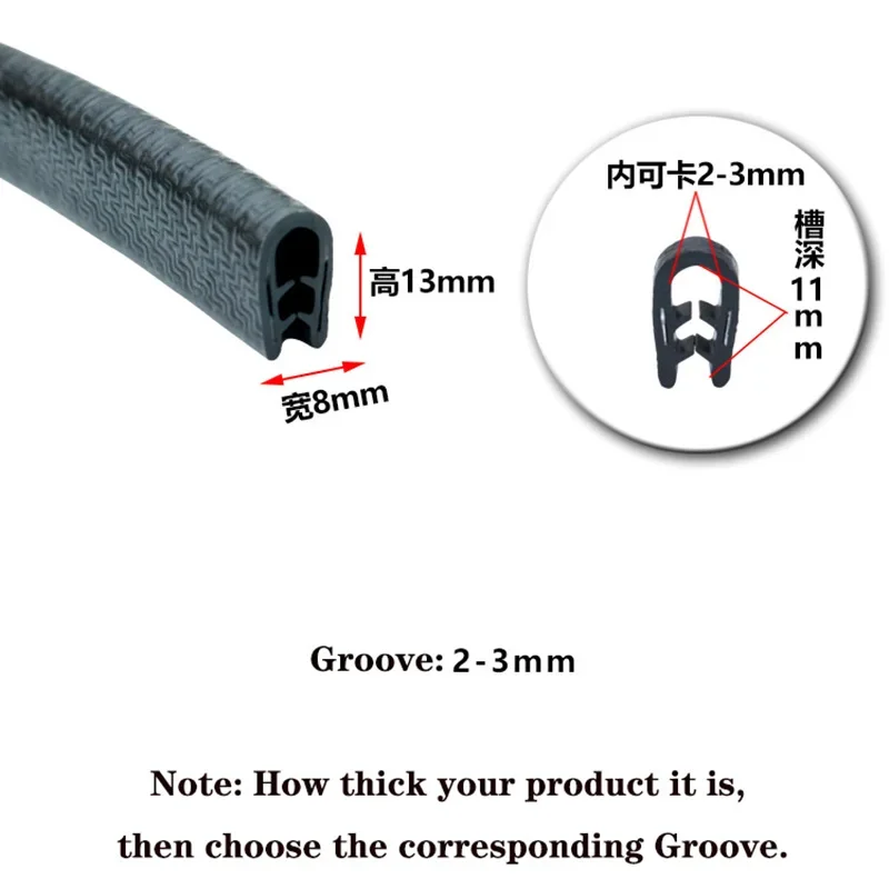 1-5Meter U Shaped Sealing Stri - đánh giá và giá Body Jewelry 4 U