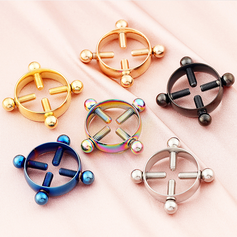 1pair Stainless Steel Cross Ni - đánh giá và giá Body Jewelry Nipple Rings