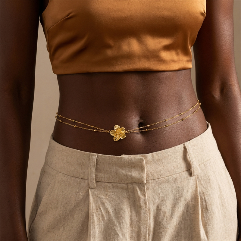 Simple Double Layers Belly Cha - đánh giá và giá Body Jewelry Helix