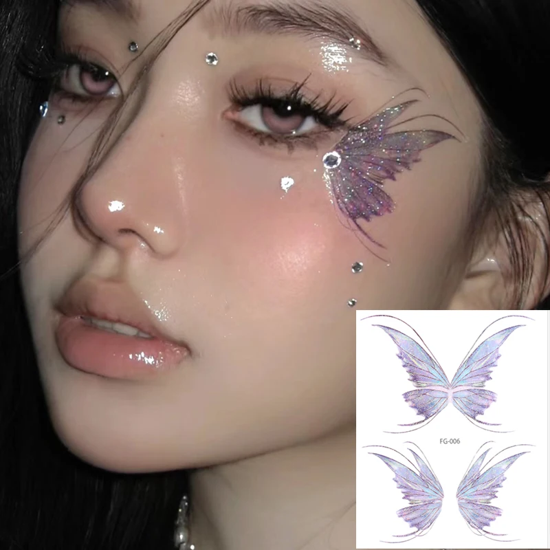 Fairy Butterfly Wings Shiny Ta - đánh giá và giá Body Jewelry Tattoo