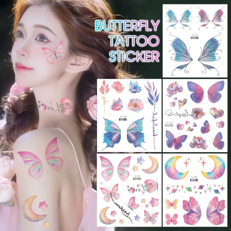 Fairy Butterfly Wings Shiny Ta - đánh giá và giá Body Jewelry Tattoo