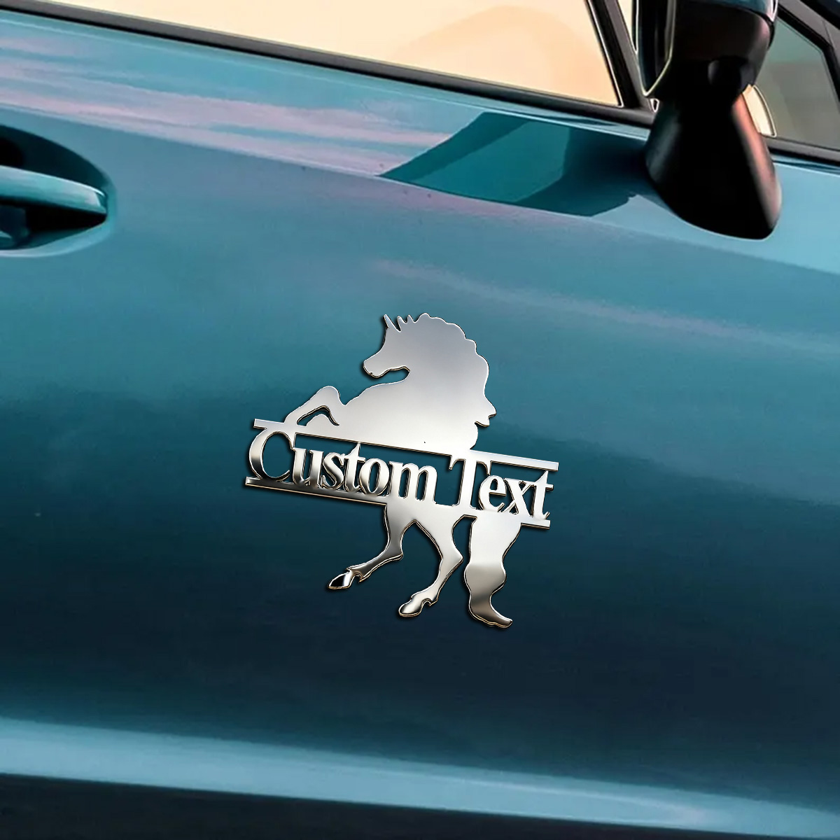 1PC Cool Handsome Horse Metal  - đánh giá và giá Body Jewelry Stickers