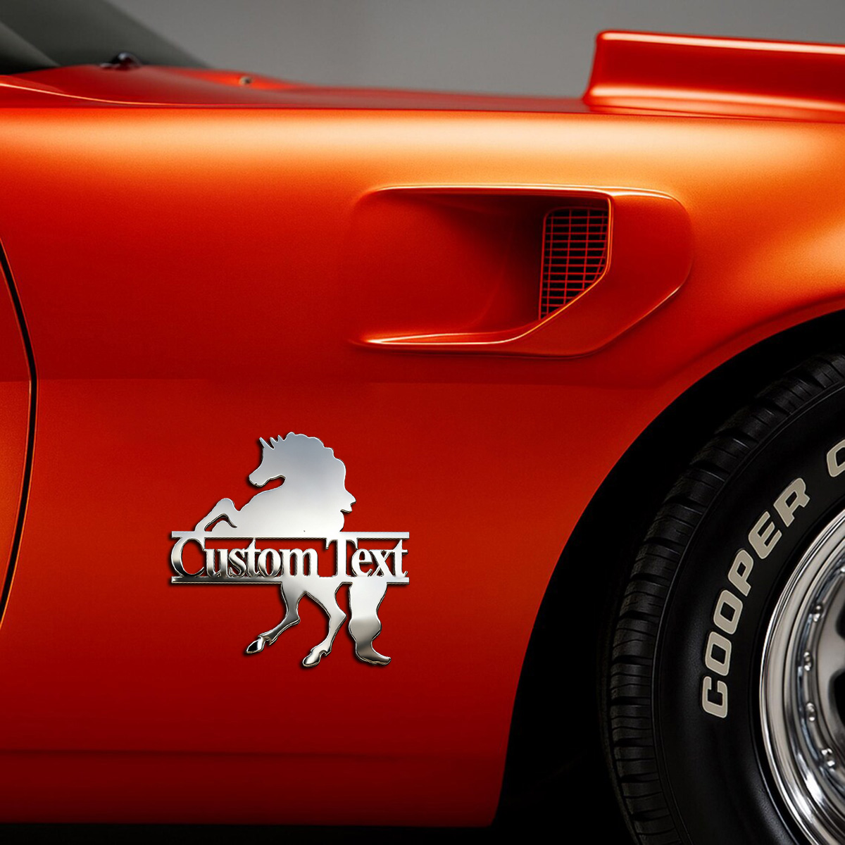 1PC Cool Handsome Horse Metal  - đánh giá và giá Body Jewelry Stickers