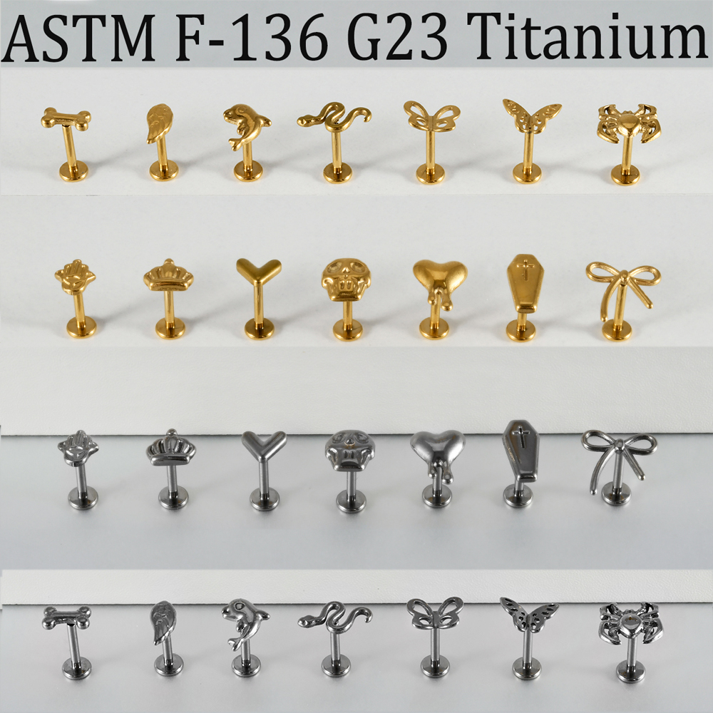 2/1Pcs G23 Solid Titanium Thre - đánh giá và giá Body Jewelry Etc