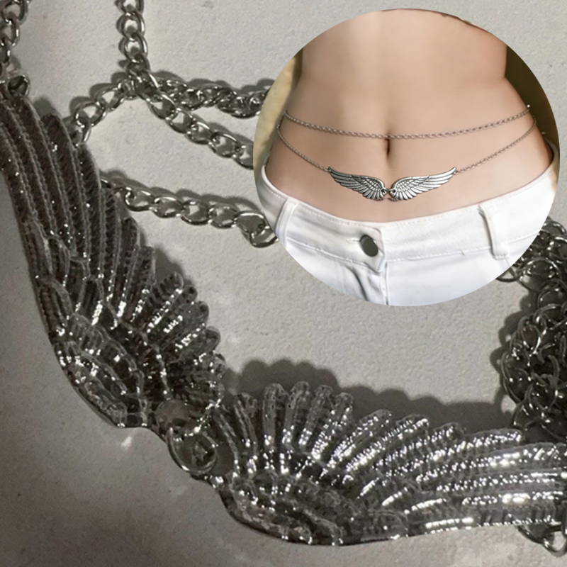 Double Layer Wings Angel Waist - đánh giá và giá Body Chain Jewelry
