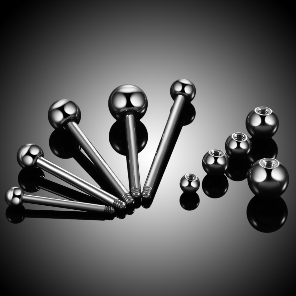 1PC 14G 16G Titanium Industria - đánh giá và giá Body Jewelry Nipple Rings