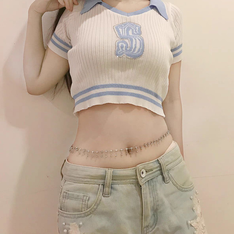 Fashion Simple Double Layer Be - đánh giá và giá Body Chain Jewelry