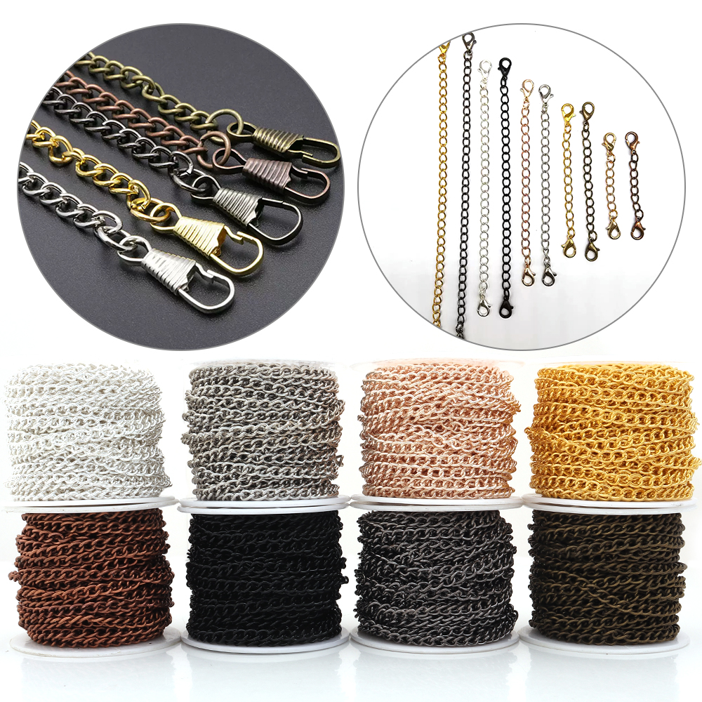 10yards/roll Flat 2-6mm Extens - đánh giá và giá Body Chain Jewelry
