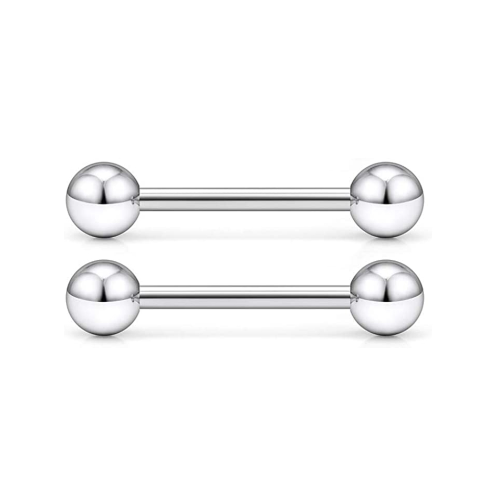 14G Tongue Rings Surgical Stee - đánh giá và giá Body Jewelry Nipple Rings