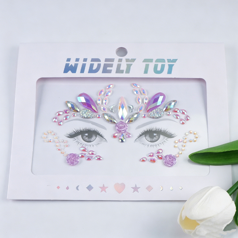 Y2K Face Rhinestones – Butterf - đánh giá và giá Body Jewelry Stickers