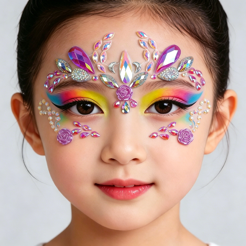 Y2K Face Rhinestones – Butterf - đánh giá và giá Body Jewelry Stickers